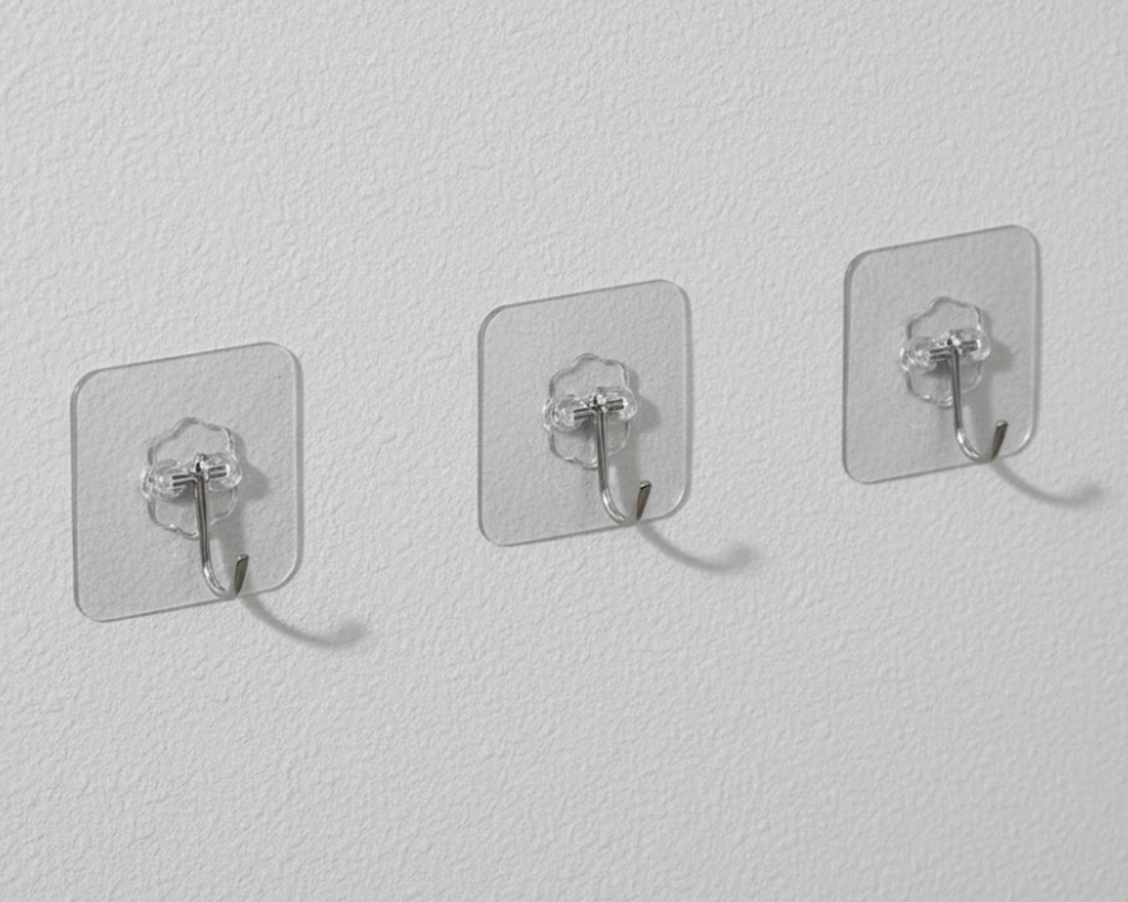 10er Set Klebewandhaken